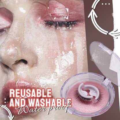 Wasserfeste und wiederverwendbare selbstklebende Wimpern