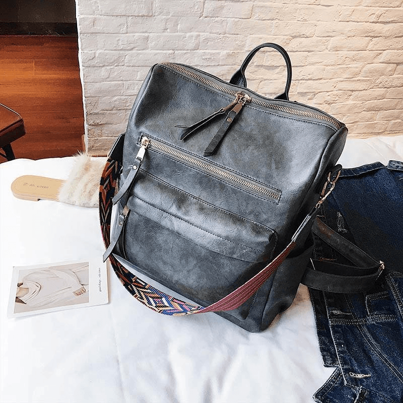 Vivolux | Vintage PU-Leder Rucksack