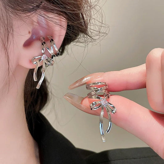 Vivolux | Zierliches Band Schleifen Ohr Cuff