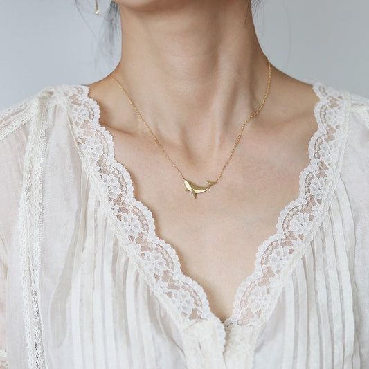 Vivolux | Zierliche Wal-Halskette