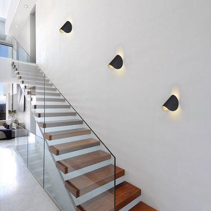 Vivolux | Eveline Modern Geometric LED 4 Color Wall Light Indoor/Outdoor Metal