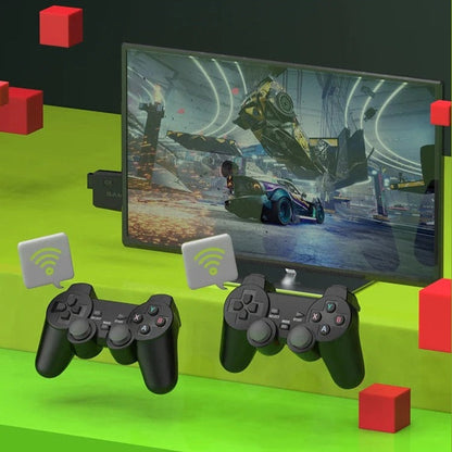 Vivolux | 4K Retro-Videospielkonsole Stick Dual Wireless Controller Set