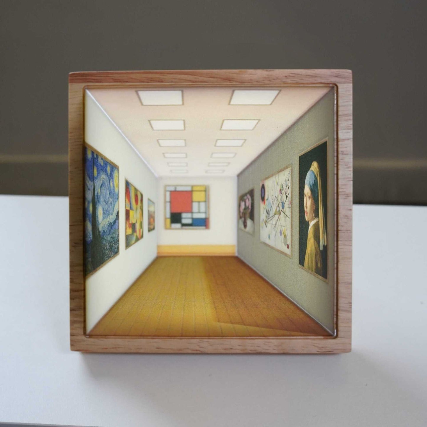 Vivolux | 3D Brillenfreie Galerie Optische Täuschung Wandlampe & Nachtlicht