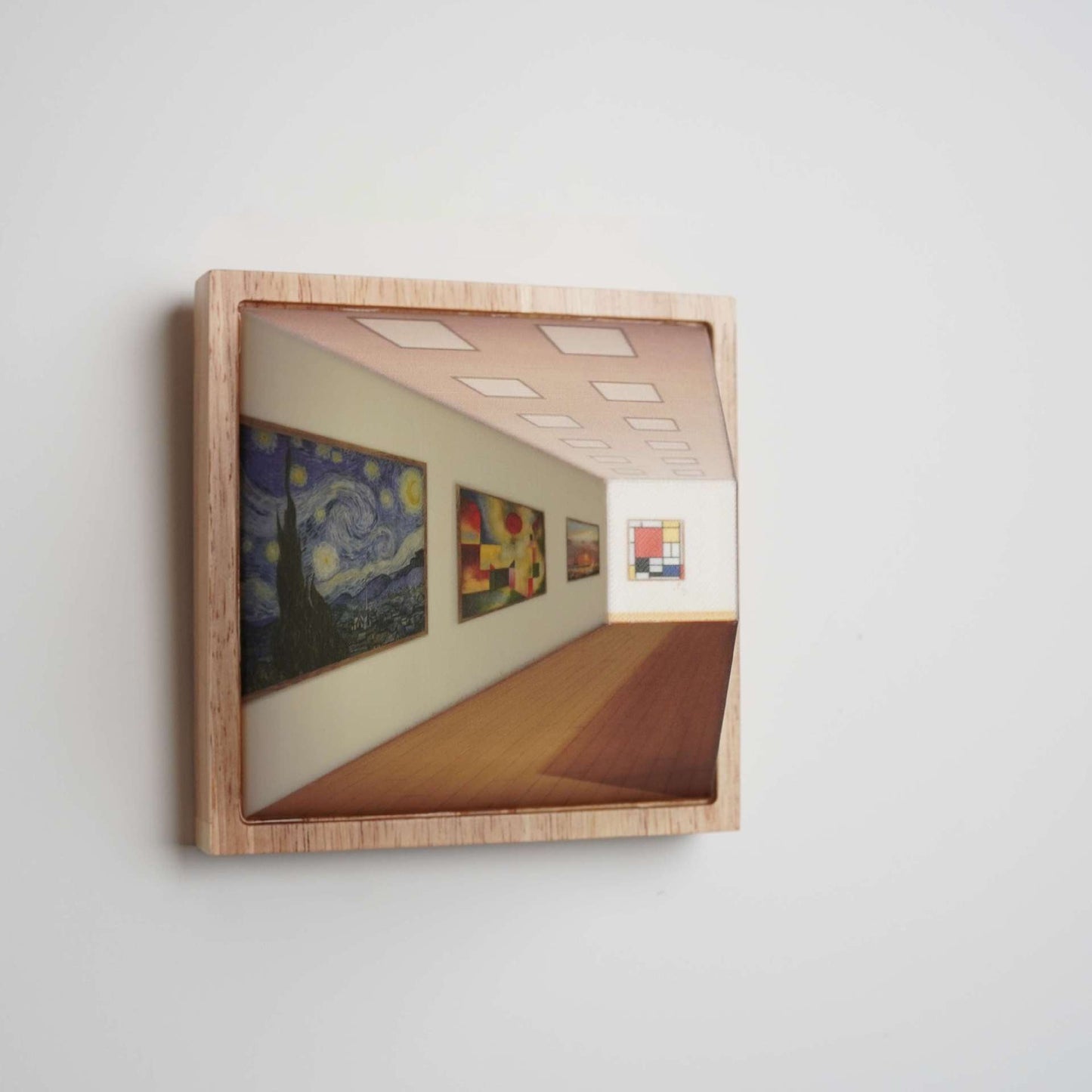 Vivolux | 3D Brillenfreie Galerie Optische Täuschung Wandlampe & Nachtlicht