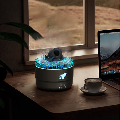 Vivolux | Cannon Luftbefeuchter Aroma Diffusor Wassernebel Nachtlicht Lava Perfektes Geschenk