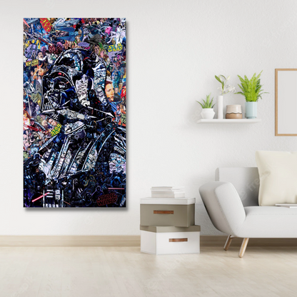 Vivolux | Disney Star Wars Poster Darth Vader Canvas Wandkunst - Wanddekoration - Berühmte Wandkunst
