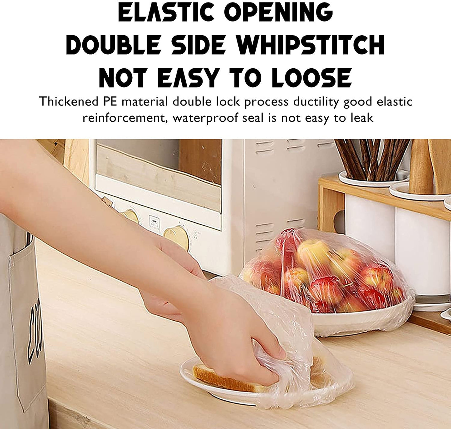 Vivolux | Einweg-Food-Cover Frischhaltetüten (100 Stück)