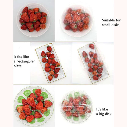 Vivolux | Einweg-Food-Cover Frischhaltetüten (100 Stück)