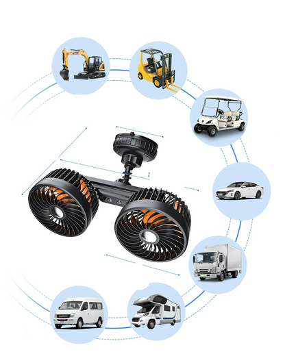 Vivolux | Autolüfter mit zwei Köpfen