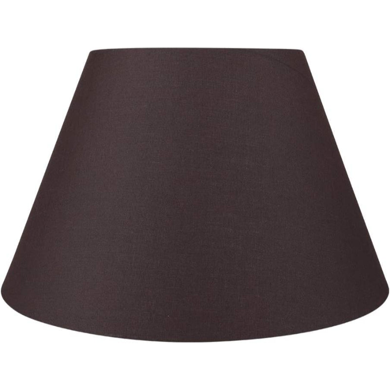 Vivolux | Medium Lampenschirm, Barrel-Stofflampenschirm für Tischlampe und Stehlampe, 7x13x7.8 Zoll, naturbelüftetes Leinen, handgefertigt, Spider (weiß)