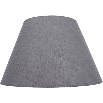 Vivolux | Medium Lampenschirm, Barrel-Stofflampenschirm für Tischlampe und Stehlampe, 7x13x7.8 Zoll, naturbelüftetes Leinen, handgefertigt, Spider (weiß)