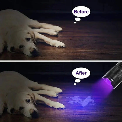 Vivolux | LED UV-Zaklamp - Ultraviolette Inspektionslampe für Haustierurin und Fleckenerkennung