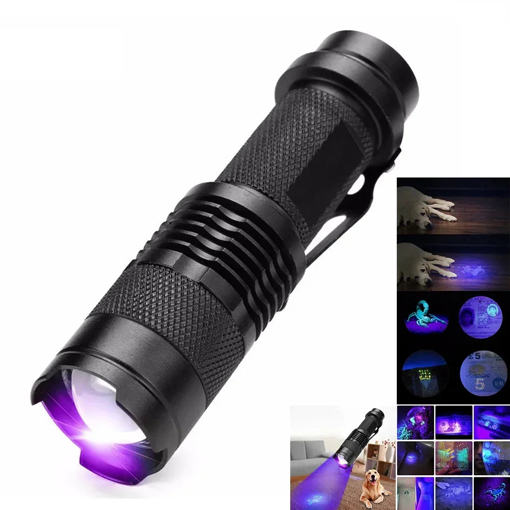 Vivolux | LED UV-Zaklamp - Ultraviolette Inspektionslampe für Haustierurin und Fleckenerkennung