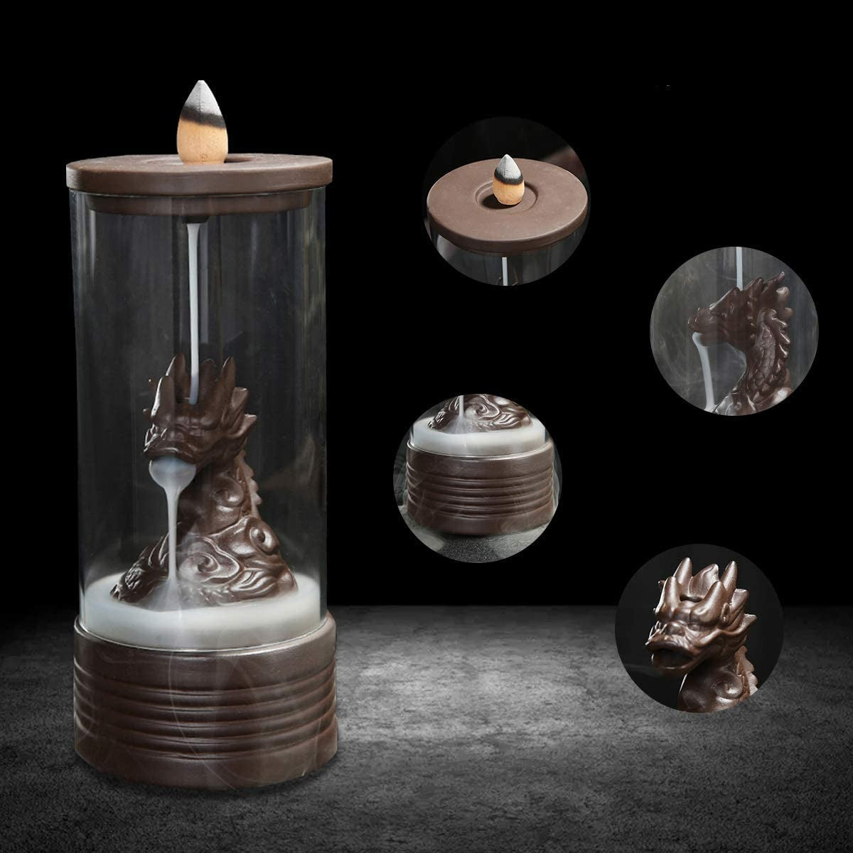 Vivolux | Dragon Guardian Räucherstäbchenhalter für Frieden und Entspannung