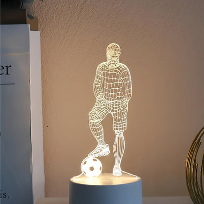 Vivolux | Fußballer 3D Lampe – Für eine sportliche Atmosphäre