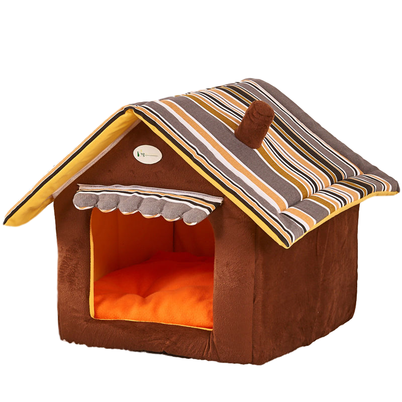 Vivolux | Indoor Hundehütte/Katzenhaus Hundebett/Katzenbett Haustierbett für kleine bis mittelgroße Tiere