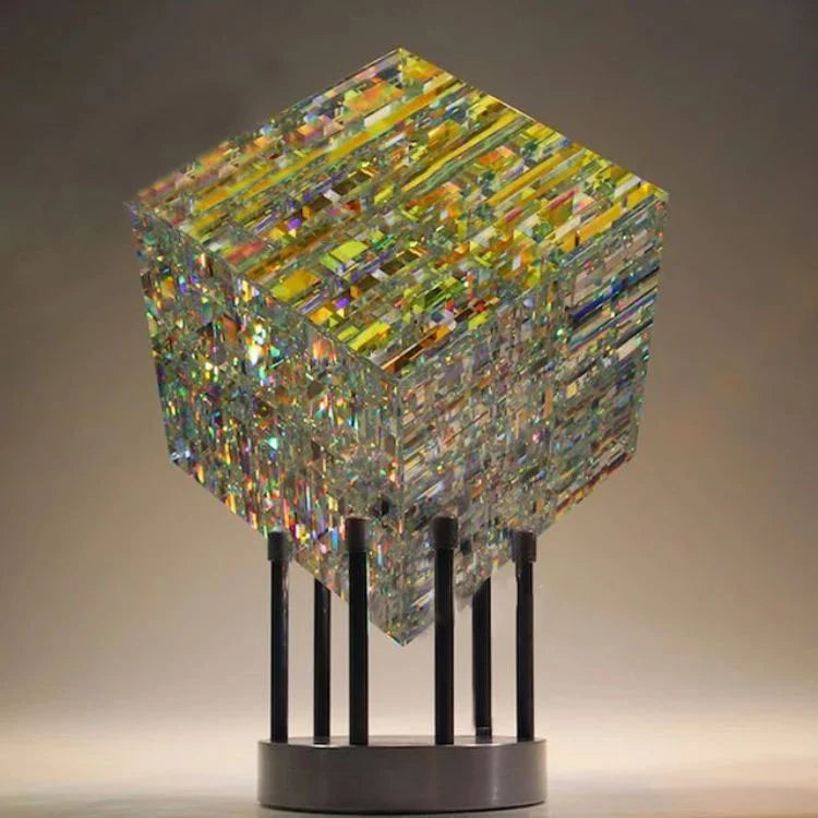 Vivolux | Kunstwerk - ChromaticCube - Regenbogen Lichtbrechung - Bezaubernd Modern Dekor