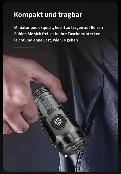 Deutsche dreiäugige Monster-Mini-Super-Power-Taschenlampe