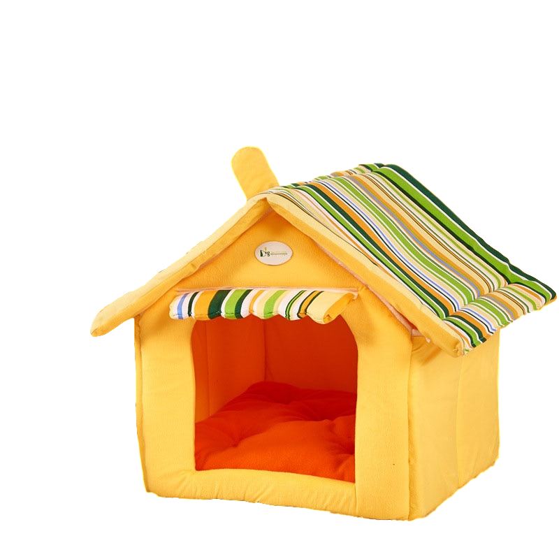 Vivolux | Indoor Hundehütte/Katzenhaus Hundebett/Katzenbett Haustierbett für kleine bis mittelgroße Tiere