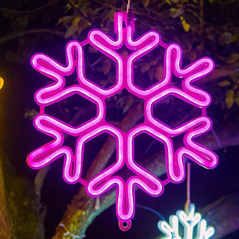 Vivolux | Wasserdichtes LED Schneeflockenlicht für festliche Winterdekoration