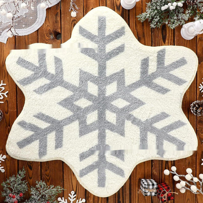 Vivolux | Weihnachts-Kaschmir-ähnlicher Teppich Pflegeleicht