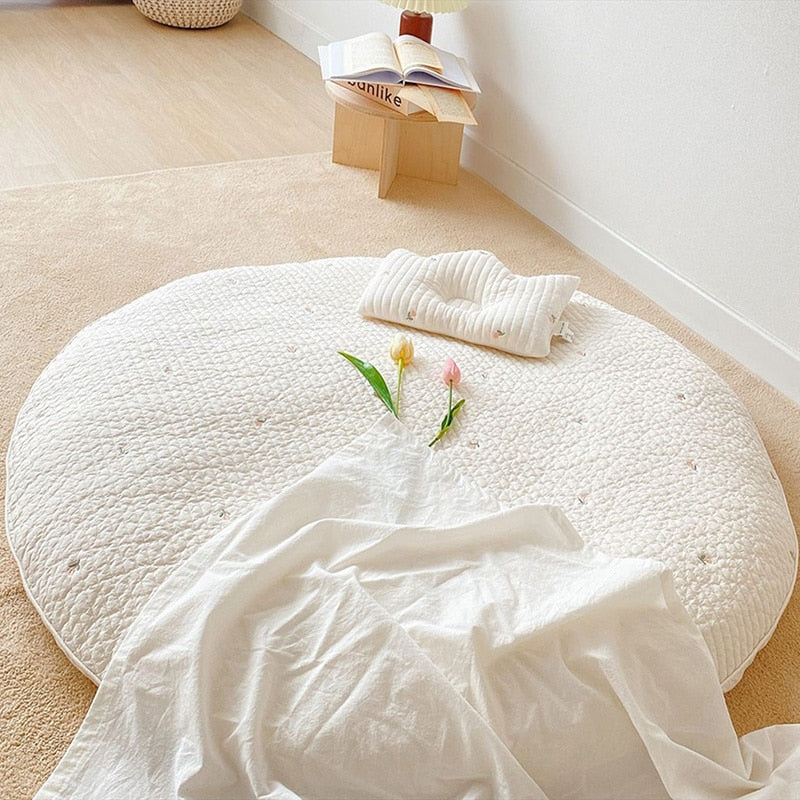 Vivolux | Bären-Stickerei Baby Krabbelmatte