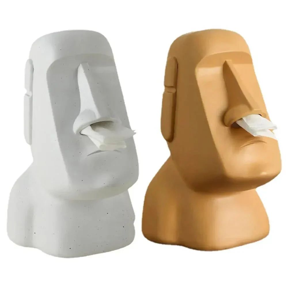 Vivolux | Taschentuchbox im Osterinsel-Statuen-Design