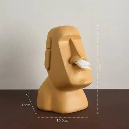 Vivolux | Taschentuchbox im Osterinsel-Statuen-Design