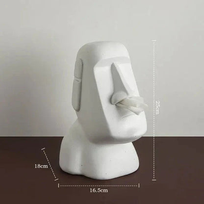 Vivolux | Taschentuchbox im Osterinsel-Statuen-Design