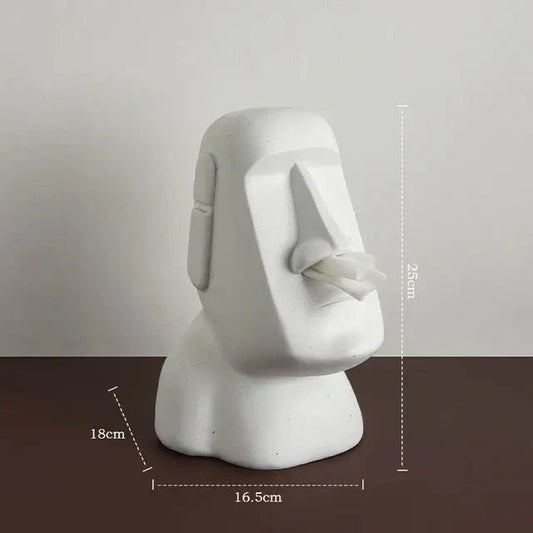 Vivolux | Taschentuchbox im Osterinsel-Statuen-Design