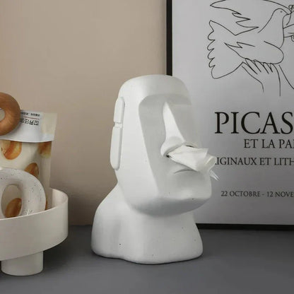Vivolux | Taschentuchbox im Osterinsel-Statuen-Design