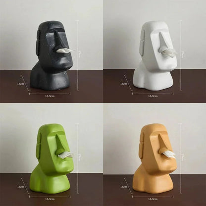 Vivolux | Taschentuchbox im Osterinsel-Statuen-Design