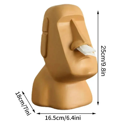 Vivolux | Taschentuchbox im Osterinsel-Statuen-Design