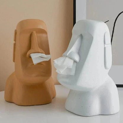 Vivolux | Taschentuchbox im Osterinsel-Statuen-Design