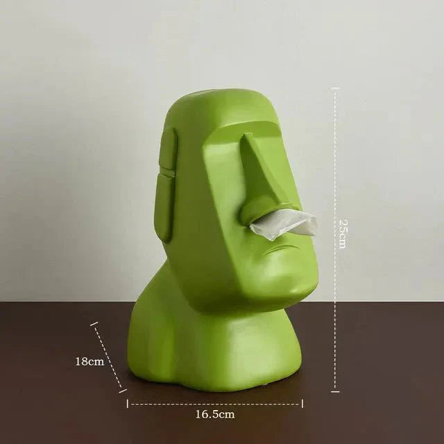 Vivolux | Taschentuchbox im Osterinsel-Statuen-Design