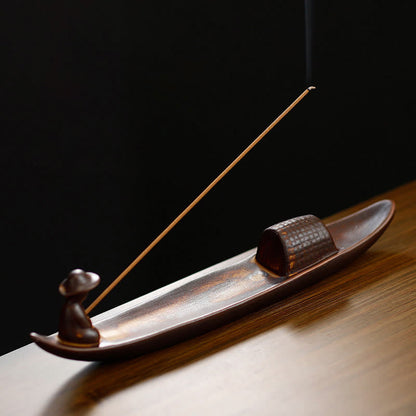 Lonely Fisherman Heilender Räuchergefäß aus Keramik