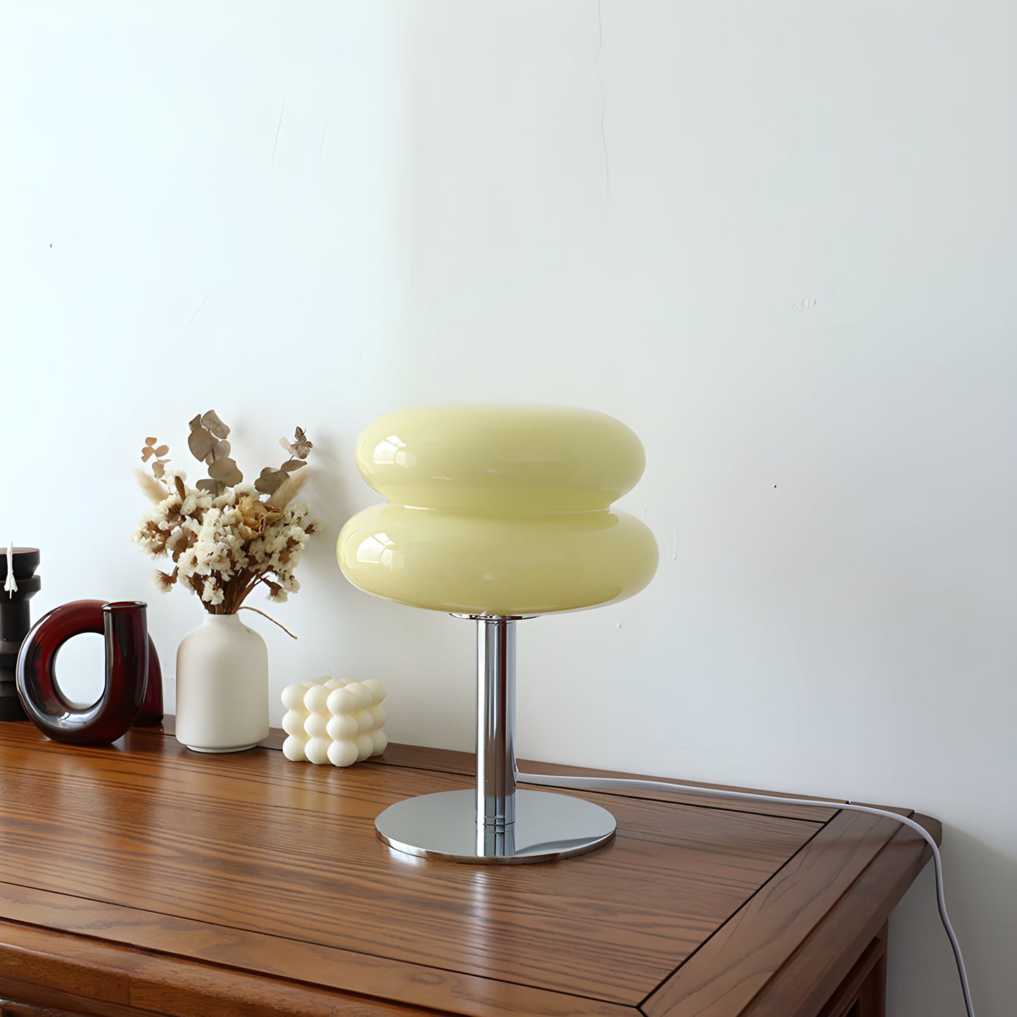 Vivolux | Italienischer Designer Glas Ei Tarts LED Tischlampe