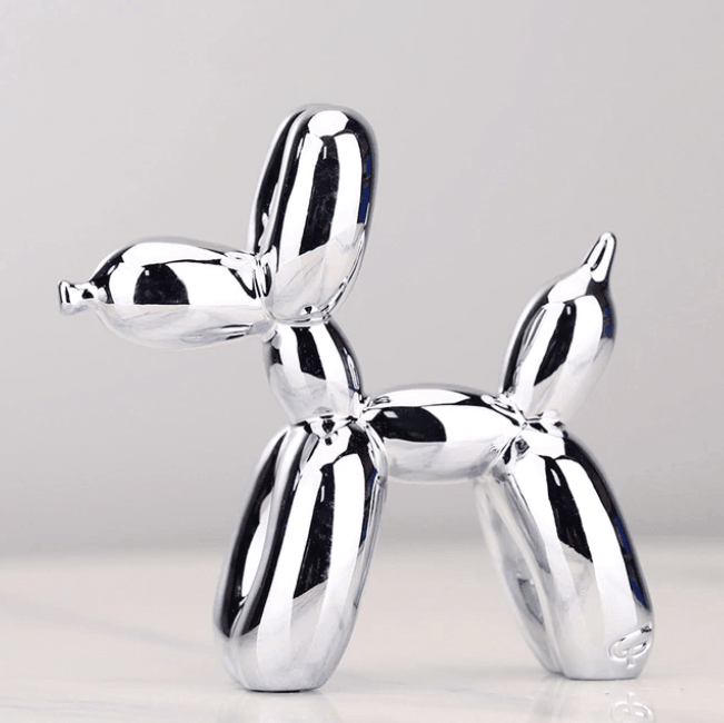 Vivolux | Elektroplated Ballonhund Skulptur