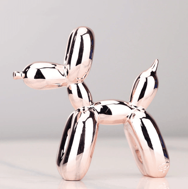Vivolux | Elektroplated Ballonhund Skulptur