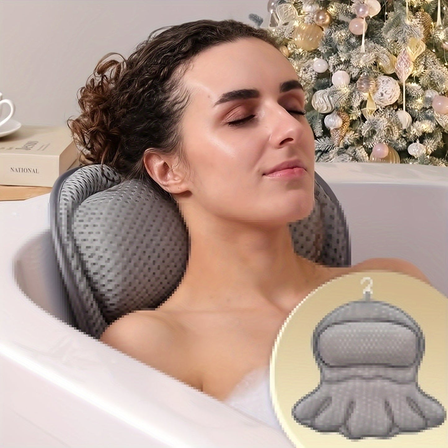 Vivolux | Badkissen Ergonomisches Netz Spa Kissen