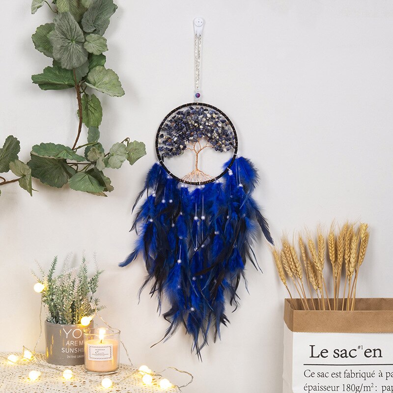 Vivolux | Lapis Lazuli Lebensbaum Traumsfänger