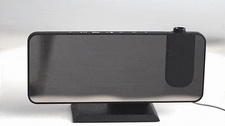 Astronatic | Der Beste Wecker mit LED-Bildschirm - 180° Projektor - USB-Ladegerät