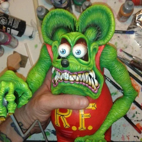 Vivolux | Rat Fink Sammelmodell Spielzeug Halloween Dekoration