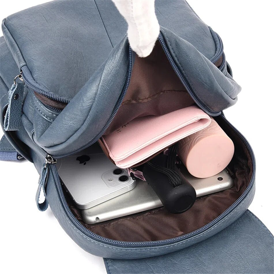 Vivolux | Leder Rucksack für Damen