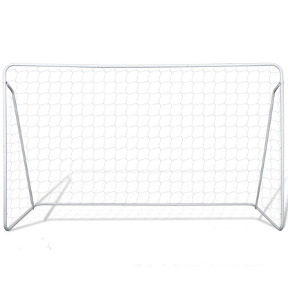 Vivolux | Stahl Fußballtor Set - 240 x 90 x 150 cm
