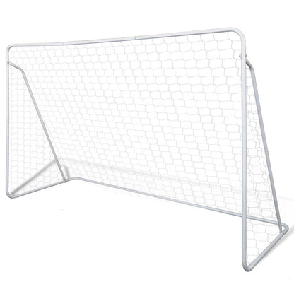 Vivolux | Stahl Fußballtor Set - 240 x 90 x 150 cm