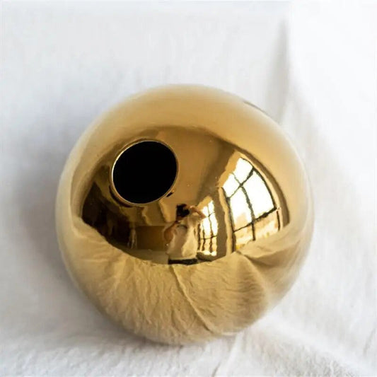 Vivolux | Goldene Kugelvase