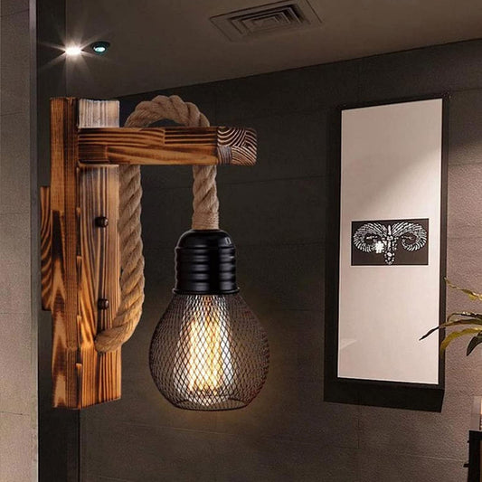 Vivolux | Seil Industrielle Wandlampe