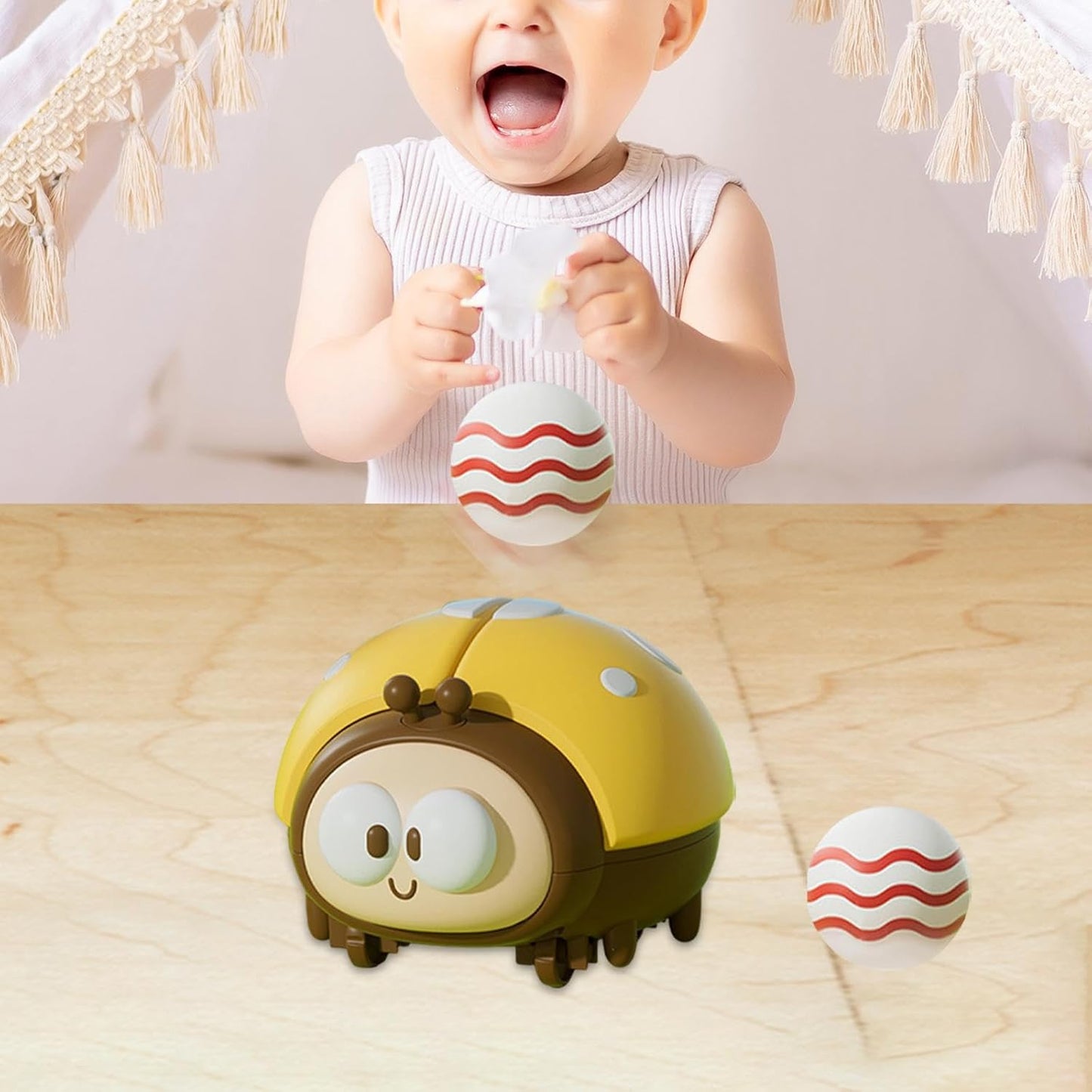 Vivolux | Baby Sensory Floating Marienkäfer Lernspielzeug