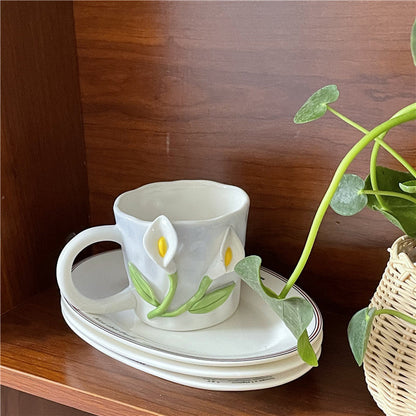 Vivolux | Frendorf 3D Floral Handbemalte Tasse